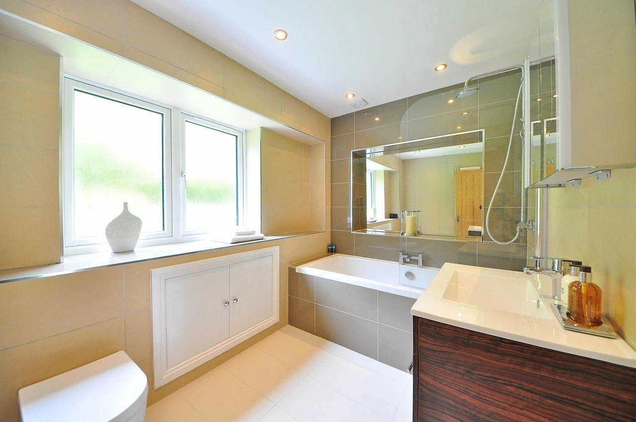 Kelliwood master bathroom renovation with waterproofing repair and new walk-in shower